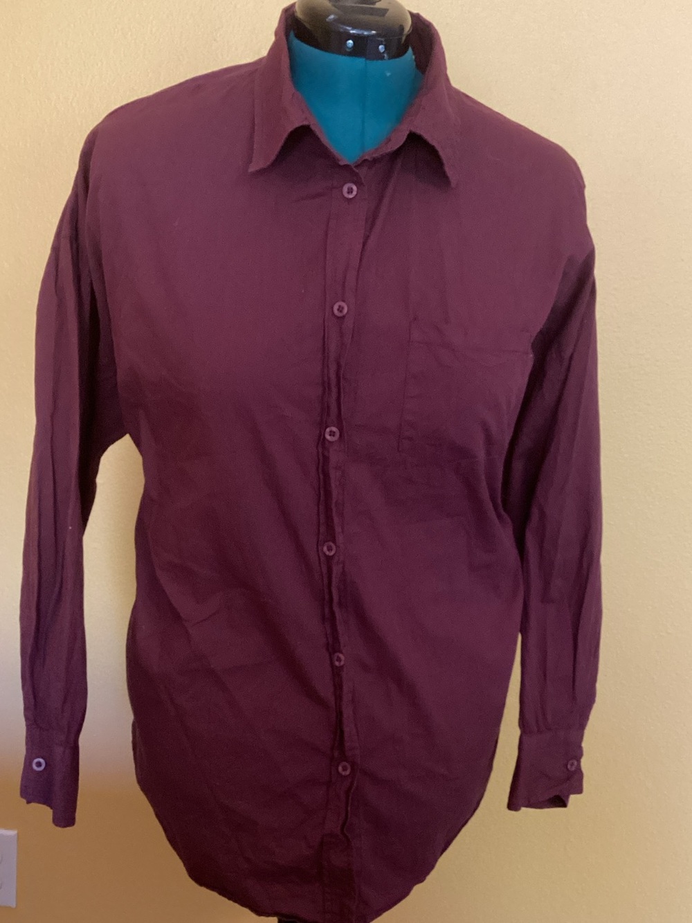 Cotton On Button-Down Shirt - Plum